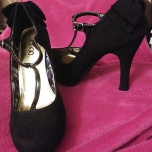 Black Suede Heels